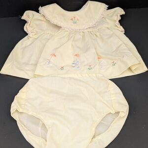 Nannette Cream Baby Outfit